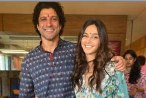 farhan akhtar and shibani dandekar- India TV