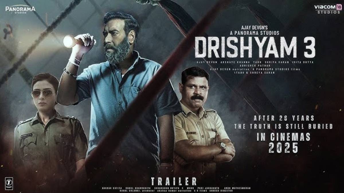 'कहानी अभी बाकी है...' दृश्यम 3 का प्रोमो आया सामने, फिर धांसू अंदाज में अजय देवगन की वापसी, इस तारीख को होगी रिलीज