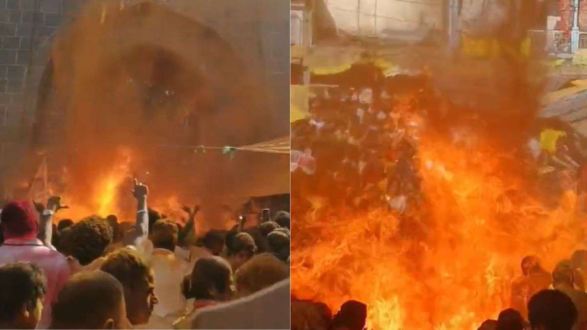 महाराष्ट्र निकाय चुनाव की जीत के जश्न में बड़ा हादसा, आग लगने से कैंडिडेट सहित कई कार्यकर्ता झुलसे; सामने आया VIDEO