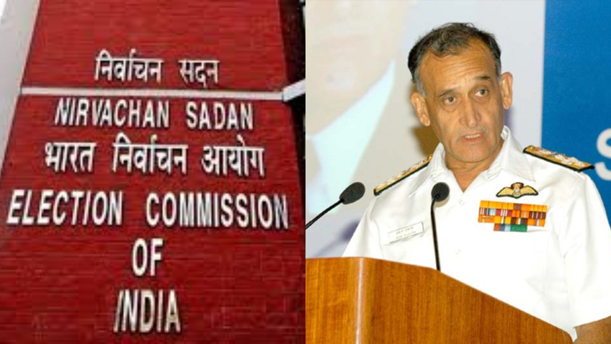 पूर्व नौसेना प्रमुख एडमिरल अरुण प्रकाश को 'पहचान' करनी होगी साबित, चुनाव आयोग ने भेजा नोटिस