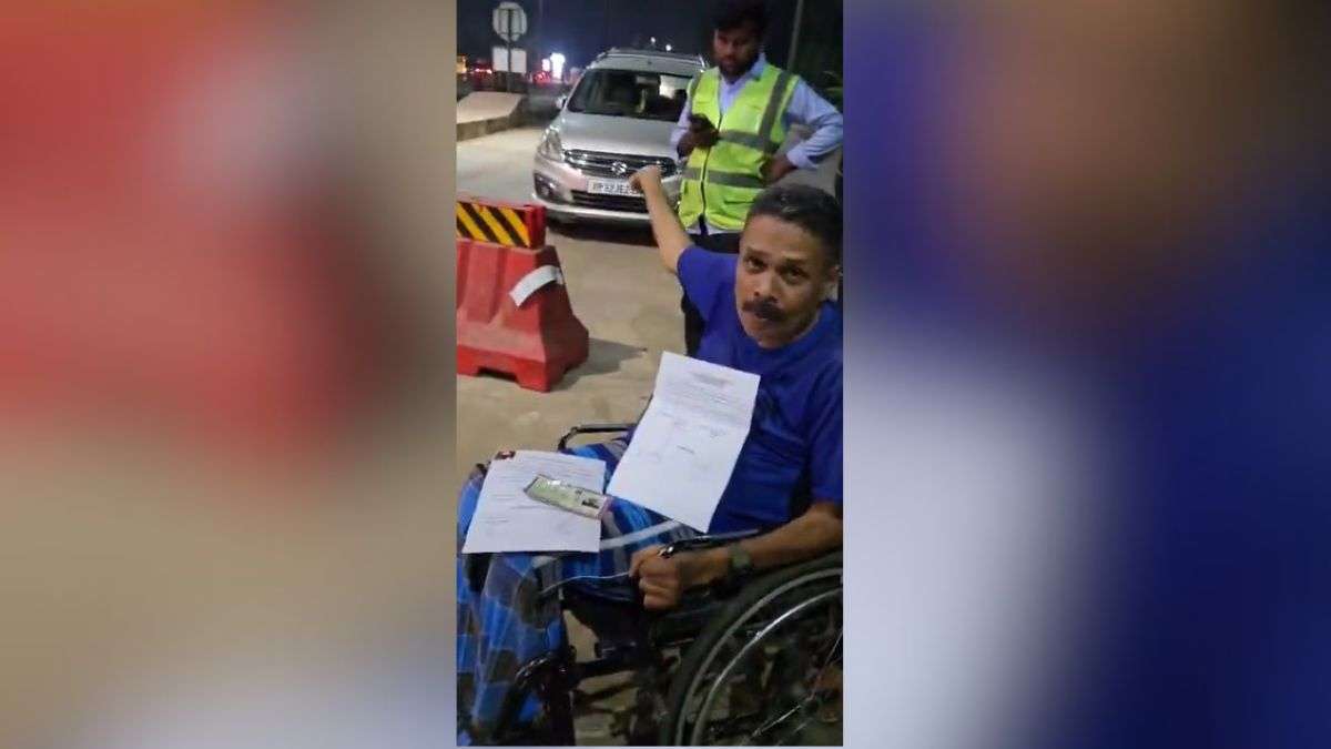 VIDEO: व्हीलचेयर पर बैठे सैनिक का अपमान, टोल कर्मी ने मांगी माफी, पर NHAI ने नियमों का हवाला देकर पल्ला झाड़ा