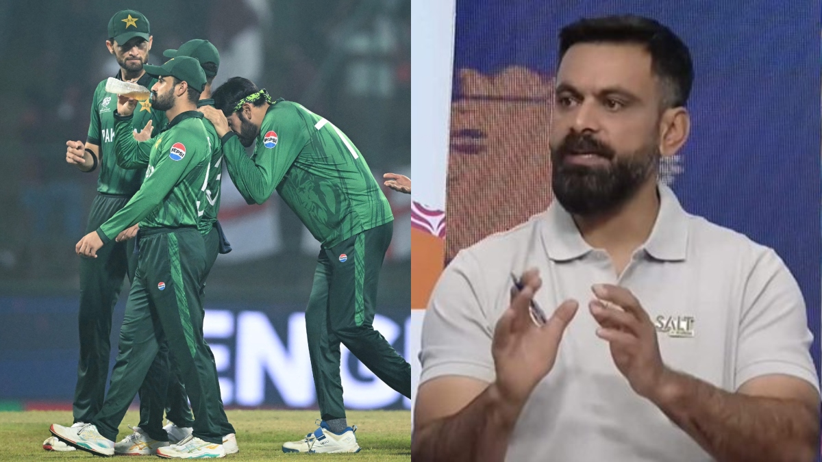 पाकिस्तान की हार से बौखलाए पाकिस्तान के पूर्व क्रिकेटर, लाइव TV शो में भिड़े हफीज और सकलैन