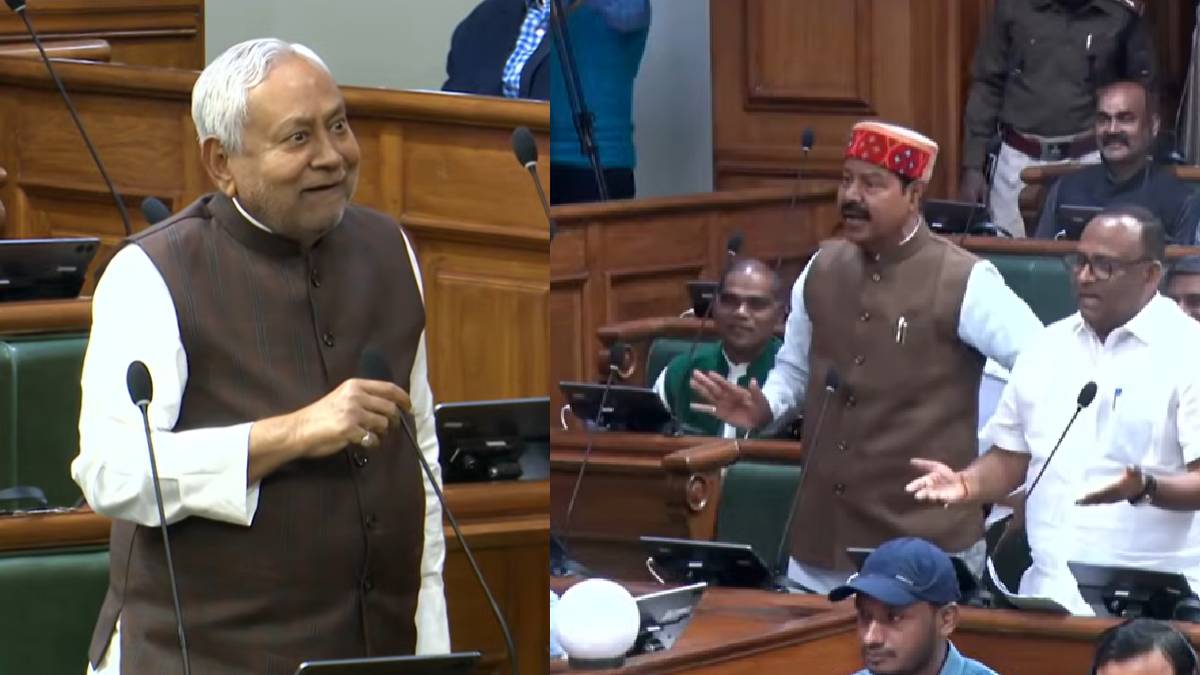बिहार विधानसभा में सीएम नीतीश कुमार और भाई वीरेंद्र के बीच तीखी नोकझोंक, चौकीदारों पर लाठीचार्ज के मुद्दे पर हंगामा