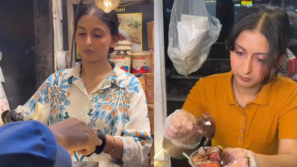 दिल्ली में लंदन की तरह स्ट्रॉबेरी पर चॉकलेट डालकर बेच रही युवती, देखने पहुंच गई भारी भीड़, पुलिस को लेना पड़ा एक्शन