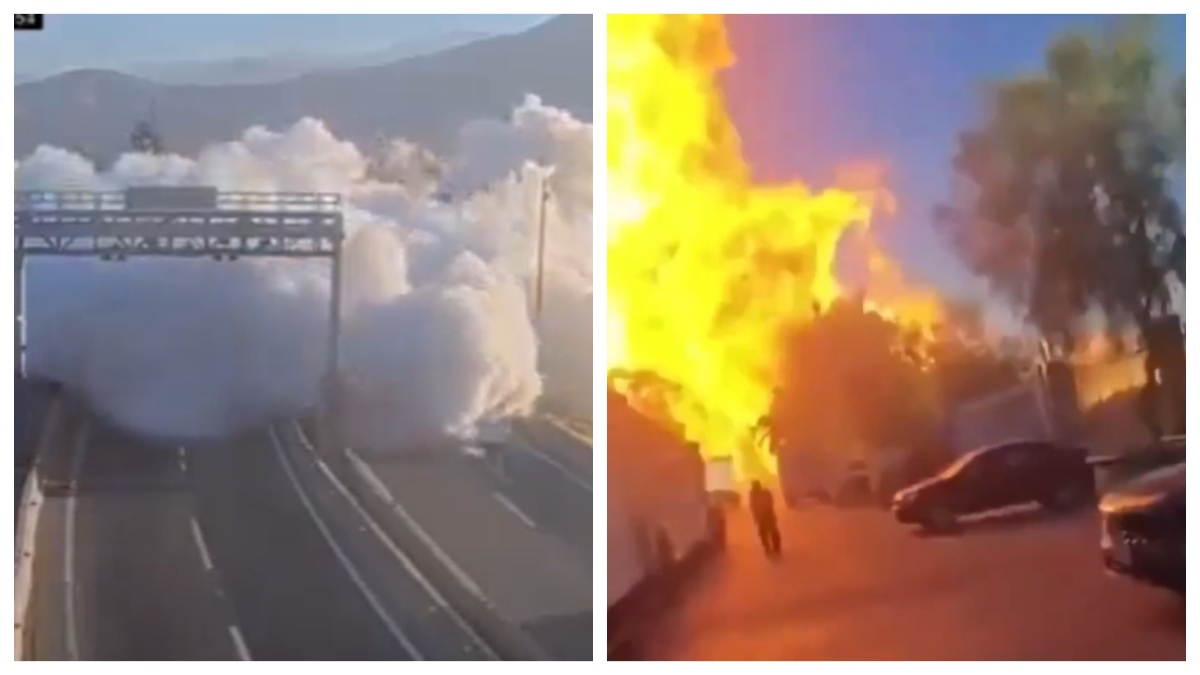 चिली में Liquid Gas ले जा रहा ट्रक पलटा और हो गया ब्लास्ट, कैमरे में कैद हुआ खौफनाक मंजर; 4 लोगों की मौत