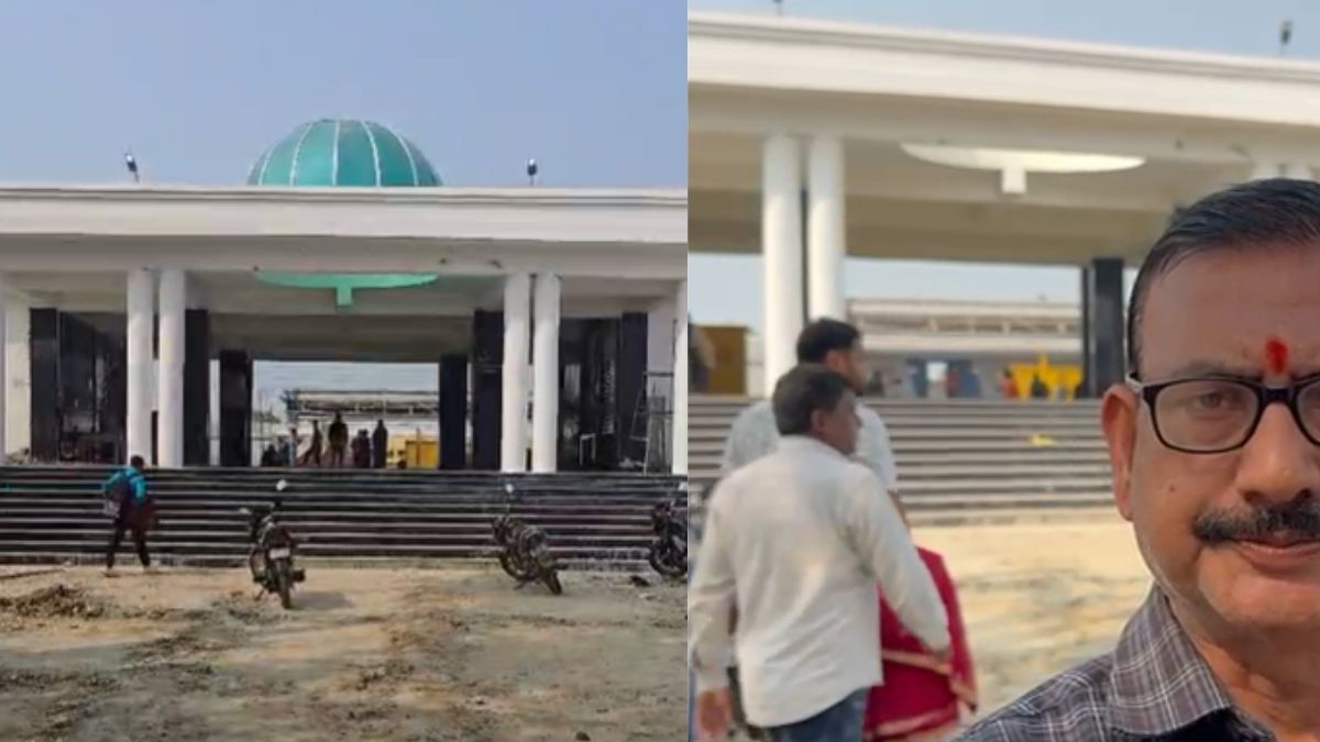 गोरखपुर के रेलवे स्टेशन पर सजावट के लिए लगा था हरा गुंबद, लोग उसके नीचे पढ़ने लगे नमाज, प्रशासन ने रातों-रात हटवाया