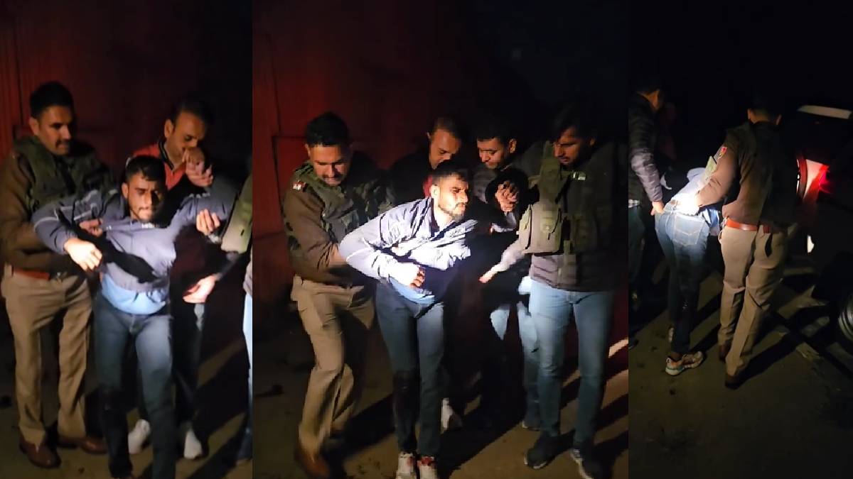 रोहतक में हिमांशु भाऊ गैंग का शूटर पुलिस एनकाउंटर में घायल, ASI की बुलेट प्रूफ जैकेट की वजह से बची जान