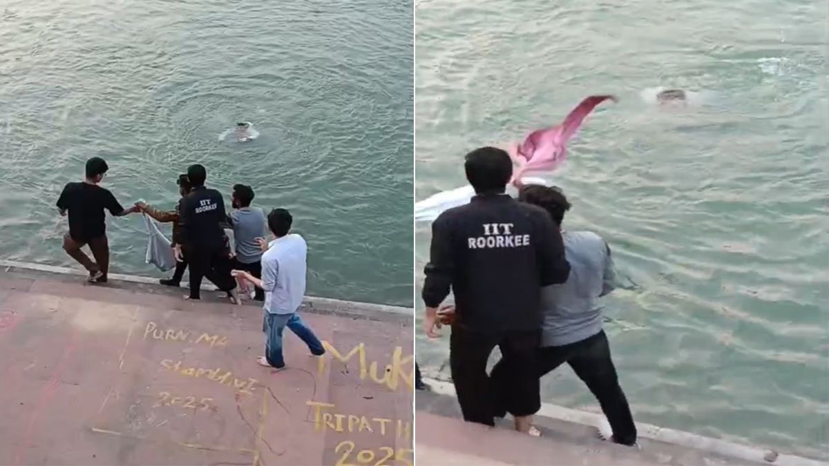 IIT रुड़की का स्टूडेंट गंगनहर में डूबा, पैर फिसलते ही आंखों से हुआ ओझल; Live Video आया सामने