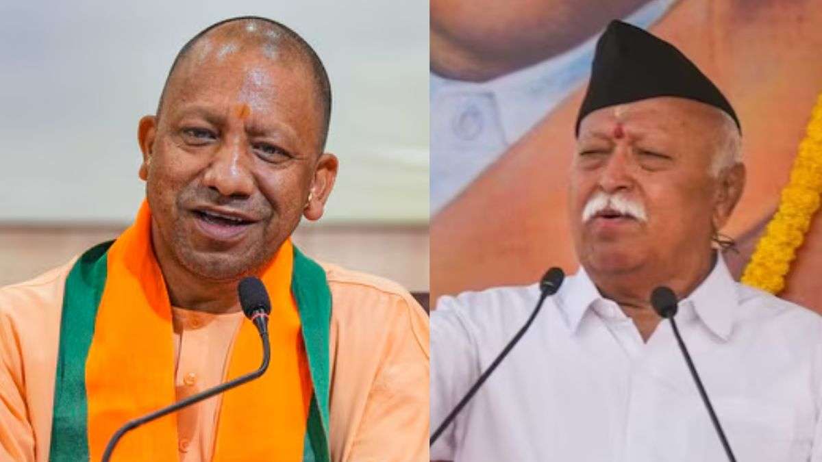 यूपी के CM योगी आदित्यनाथ और RSS प्रमुख मोहन भागवत की हुई मुलाकात, करीब 35 मिनट चली बैठक
