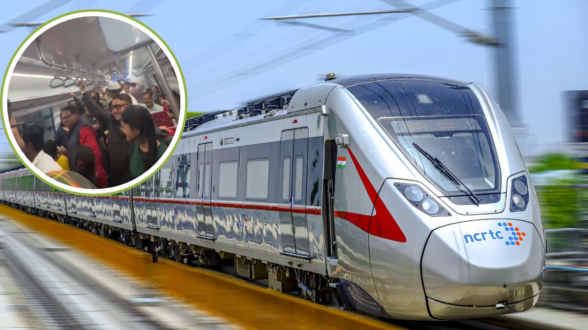 भारत माता की जय और जय हिंद के नारों से गूंजी नमो भारत, यात्रियों में दिखा उत्साह, पहले दिन करीब 1 लाख ने की यात्रा