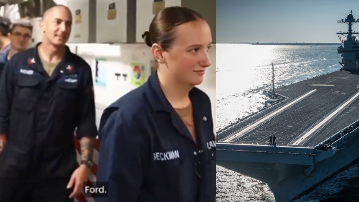 ईरान पर हमला क्या करेंगे...जब शौच को तरस रहे अमेरिकी सैनिक, भूमध्य सागर में तैनात USS Gerald R Ford में लंबी कतारें