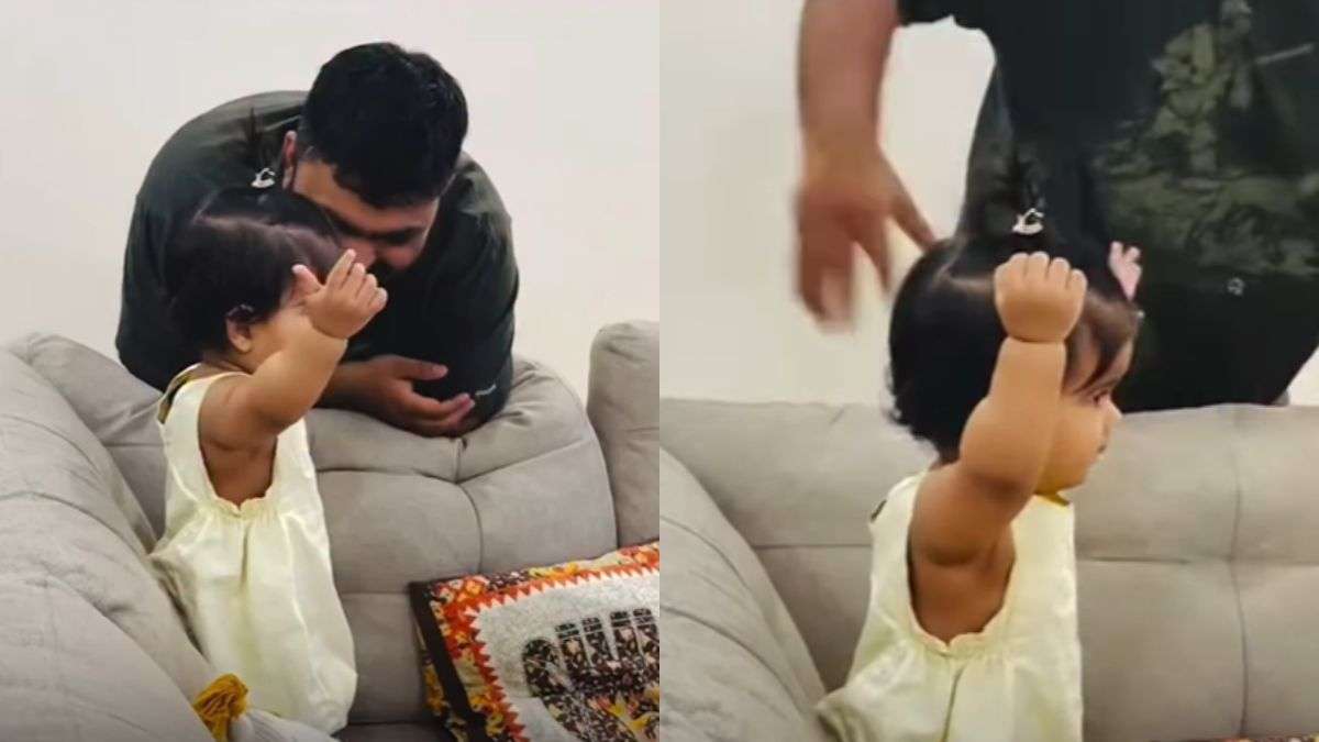 इस प्यारी बच्ची को अपने मम्मी-पापा पर आया गुस्सा, फिर जो हुआ वो देखना तो बनता है