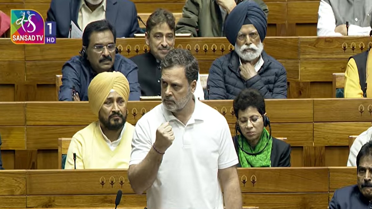 Rahul Gandhi Speech Live: लोकसभा में राहुल गांधी बोले- हम युद्ध के दौर में प्रवेश कर चुके हैं