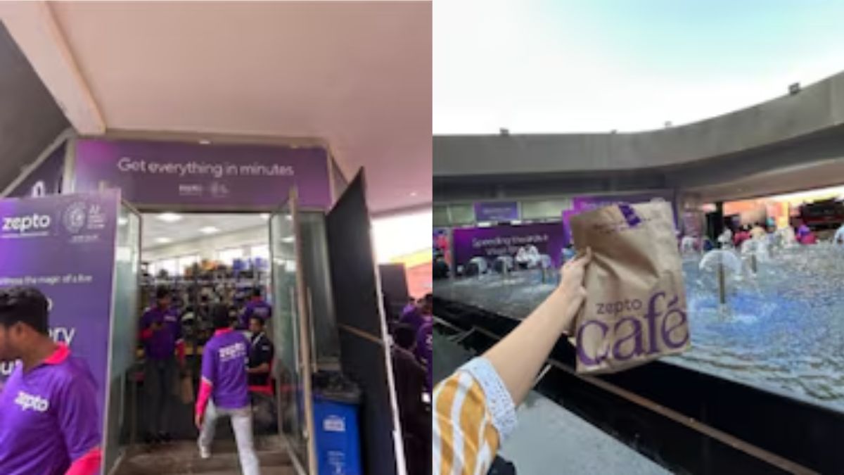 India AI Impact Summit के बीच Zepto ने 5 मिनट में पहुंचाया खाना, पार्सल मिलते ही हैरान हो गई महिला; रिएक्शन वायरल