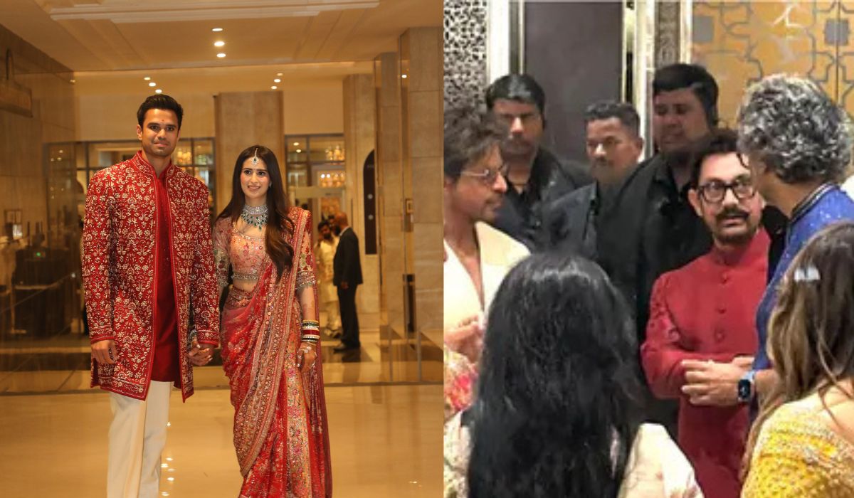 अर्जुन–सानिया की शादी में छाए शाहरुख और आमिर, कैमरे में कैद हुआ खास पल, Video वायरल