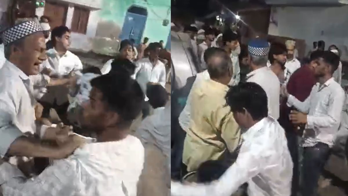 मस्जिद में इमाम रखने को लेकर भारी बवाल, दो पक्षों में चले लाठी-डंडे और हुआ पथराव; VIDEO वायरल