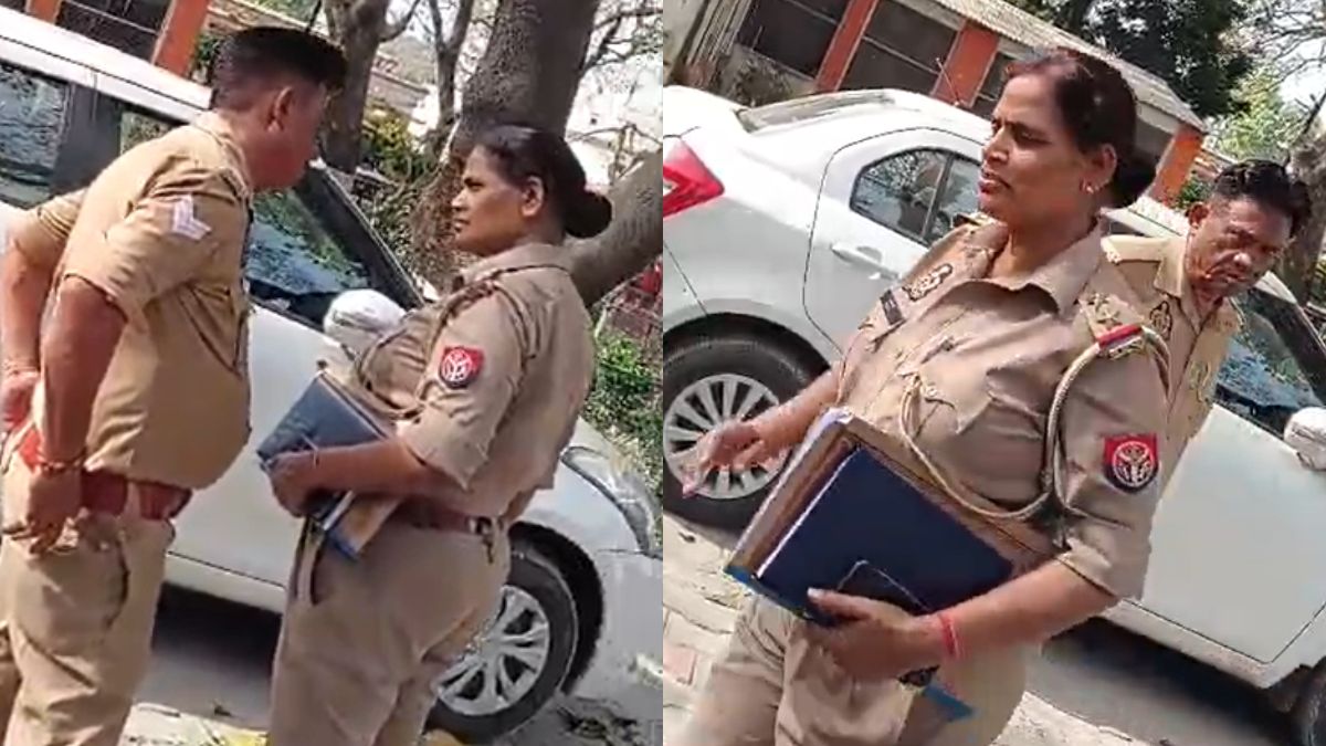 VIDEO: नाबालिग के अपहरण की जांच में ली 7 हजार की रिश्वत, कैमरे में कैद हुई महिला SI की करतूत