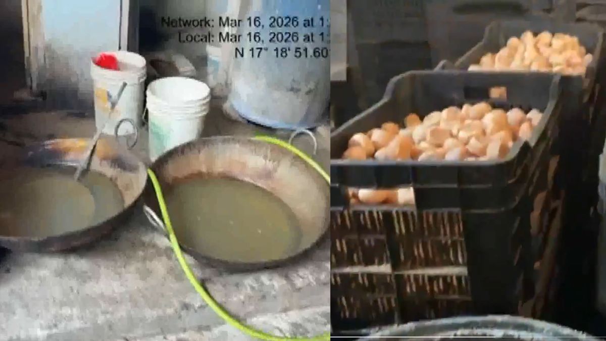 VIDEO: हैदराबाद में शौचालय के पास बनाया जा रहा था खाने-पीने का सामान, 2 लोग गिरफ्तार