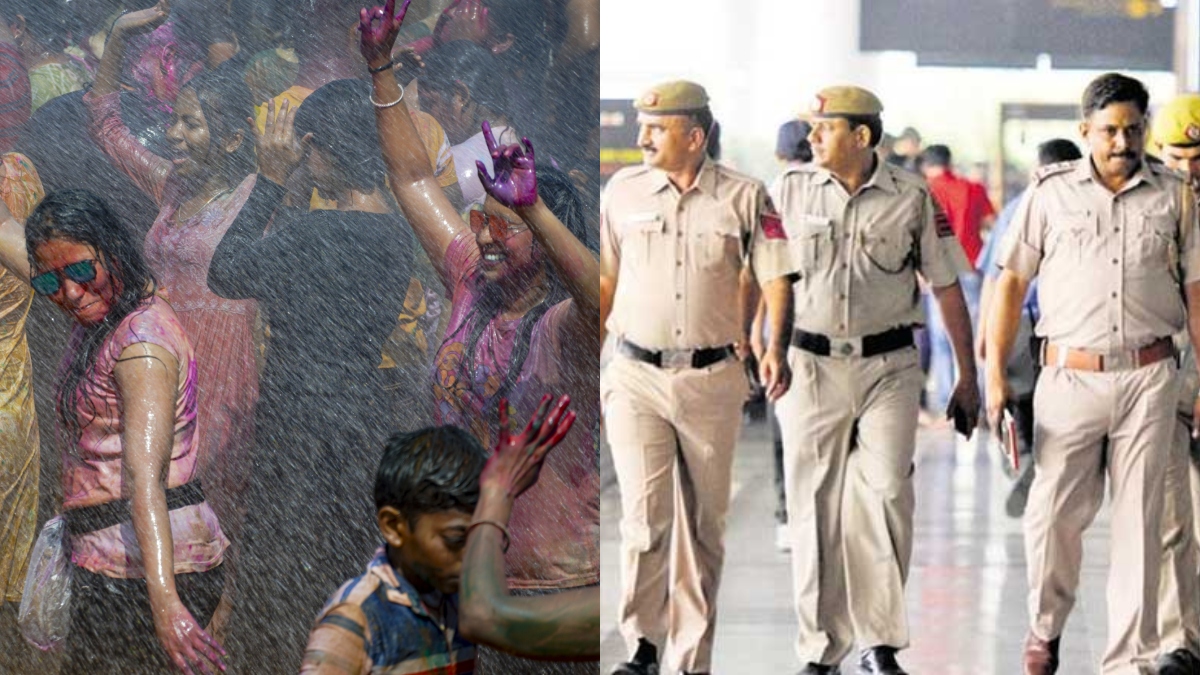 होली पर हुड़दंगियों की खैर नहीं... दिल्ली में सुरक्षा के कड़े पहरे, जबरदस्ती रंग लगाने पर भी मनाही