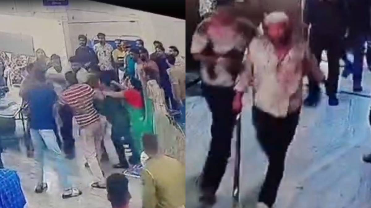 Video: कोटा अस्पताल का इमरजेंसी वार्ड बना अखाड़ा, खूब चले हॉकी-डंडे, पुलिस-गार्ड कुछ न कर पाए