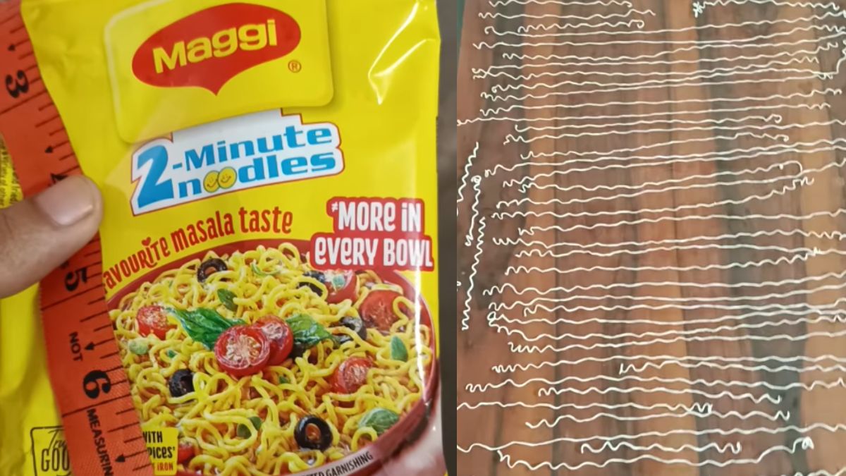 मैगी के एक पैकेट में कितने नूडल्स होते हैं, शख्स ने गिनकर बताया तो यूजर्स बोले- 'गजब खाली आदमी हो भाई'