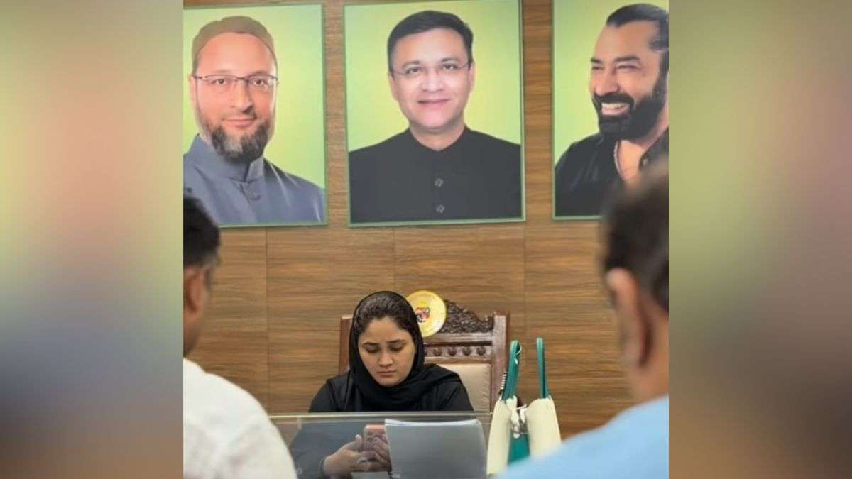 मुंबई BMC की सियासत में मचा बवाल, खैरुन्निसा हुसैन ने अपने ऑफिस में ओवैसी ब्रदर्स की फोटो के साथ पति की फोटो लगाई