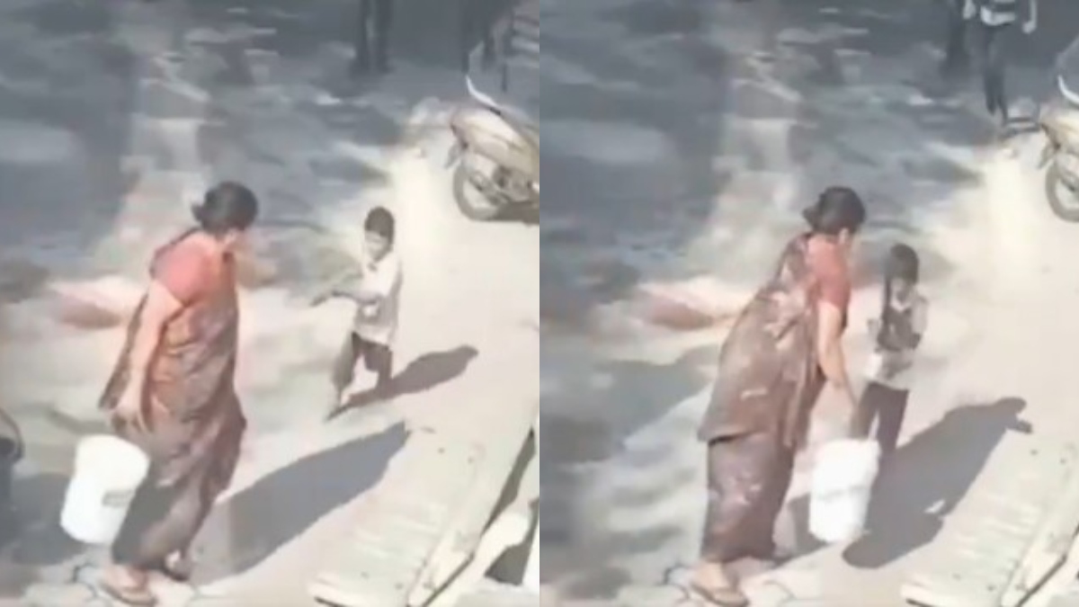 खेल-खेल में पोते ने छिड़क दिया पेंट, गुस्साई दादी ने मासूम पर उड़ेल दिया खौलता पानी; VIDEO देख सहम जाएंगे आप