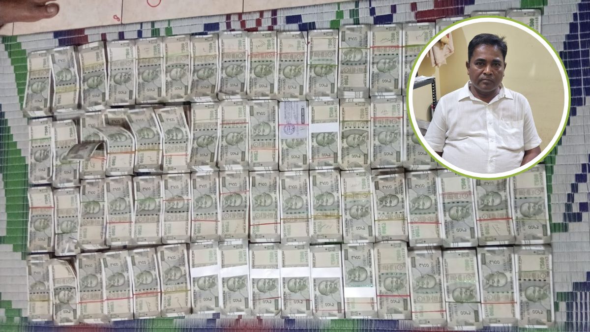 दो ट्रंकों में 500 रुपये के नोटों के करीब 70 बंडल, OPHWC के डिप्टी मैनेजर की अवैध कमाई, अब तक 45 लाख बरामद-VIDEO