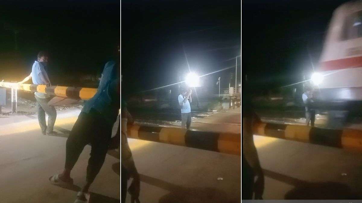 Viral Video: चलती ट्रेन के सामने हाथ जोड़कर खड़ा हो गया युवक, ऊपर से गुजर गई ट्रेन, खो दिया एक पैर