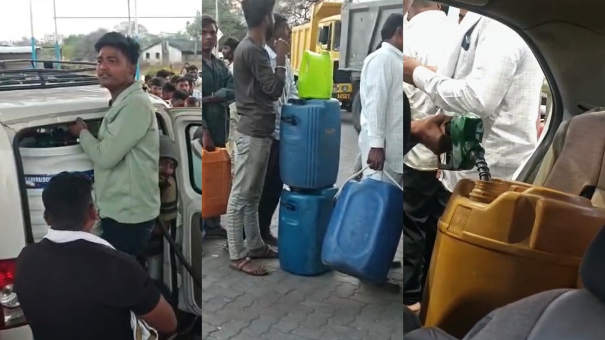पेट्रोल पंप से हैरान करने वाला VIDEO आया सामने, डीजल भरवाने के लिए 200 लीटर की टंकी लेकर पहुंच गया शख्स