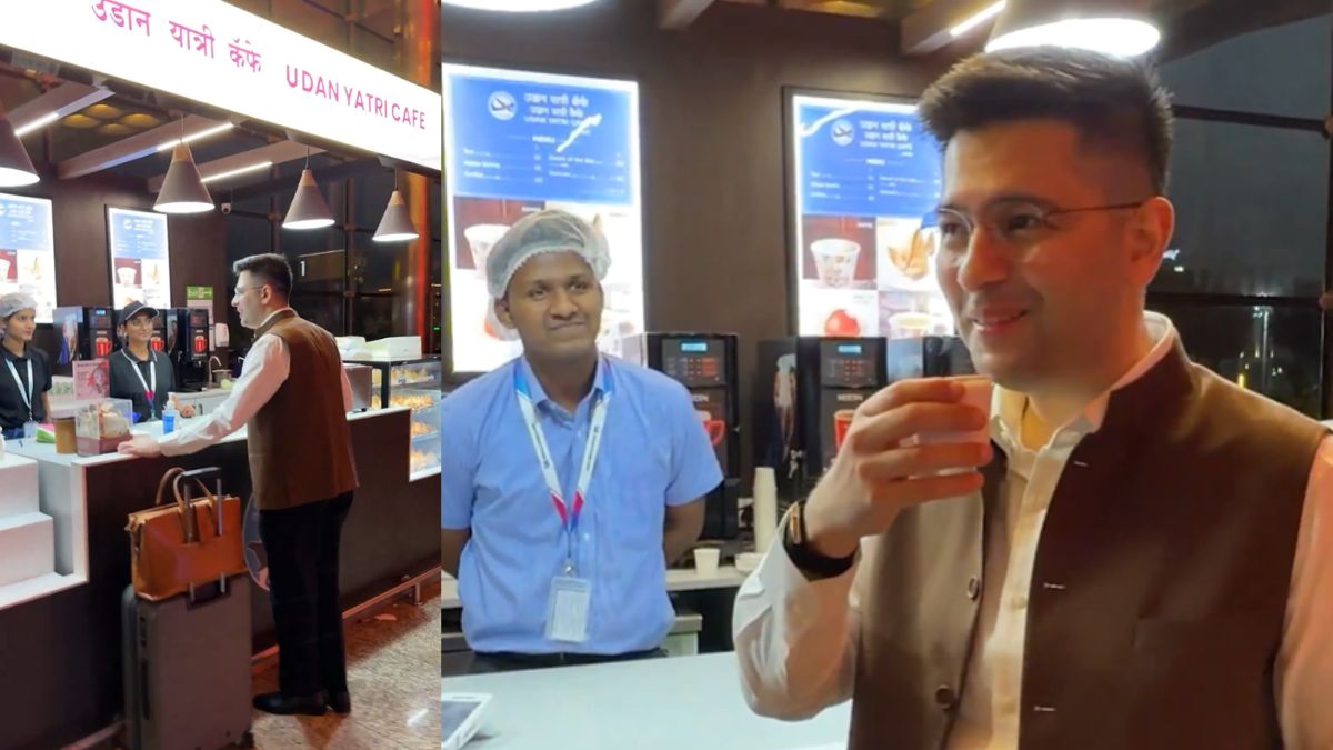 AAP सांसद राघव चड्ढा ने मुंबई एयरपोर्ट पर सिर्फ 10 रुपए में उठाया चाय का लुत्फ, VIDEO भी शेयर किया, जानें क्या बोले