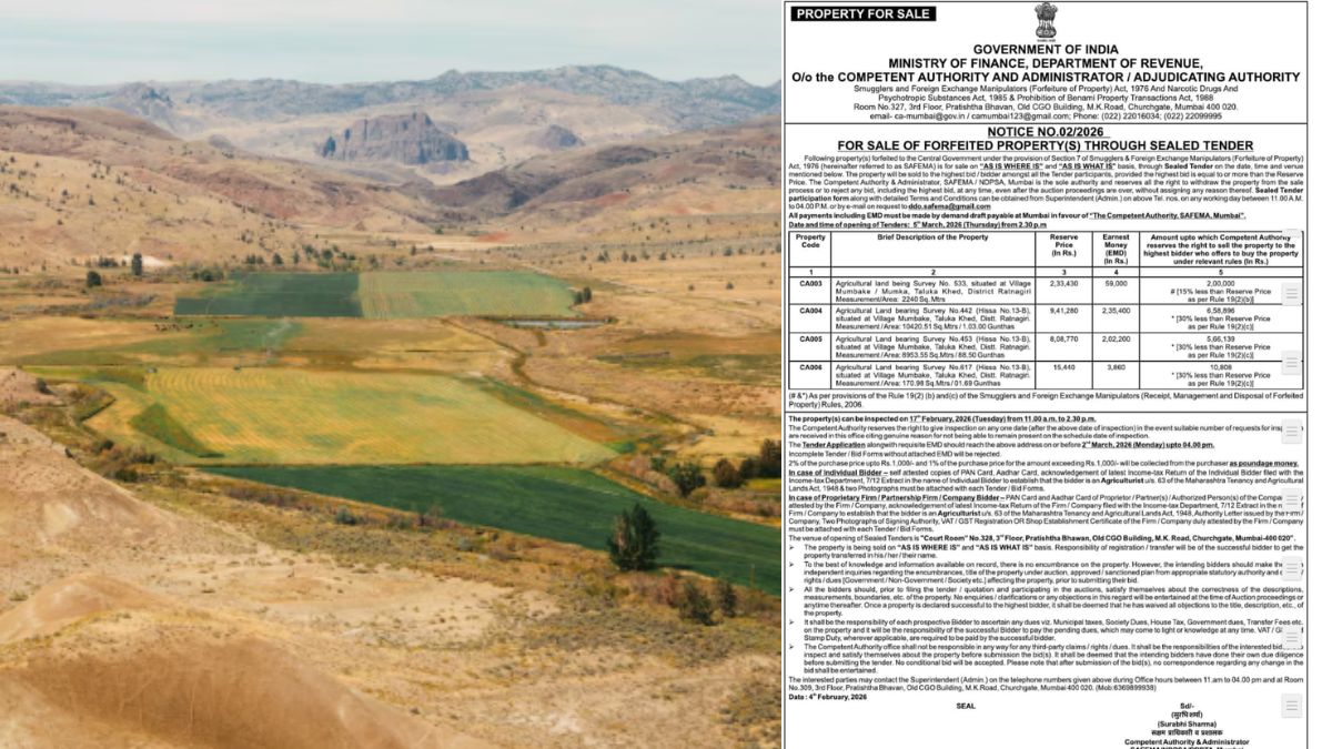 भगोड़े दाऊद इब्राहिम की रत्नागिरी वाली पुश्तैनी जमीन को मिला खरीदार, जानिए कितने रुपये में हुआ सौदा