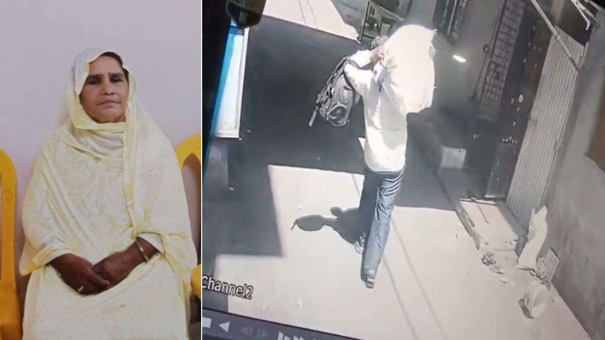 सूरत में मंदिर के पास मिली महिला की लाश की गुत्थी सुलझी, कंधे पर बोरा लेकर जा रहा बेटा CCTV में कैद