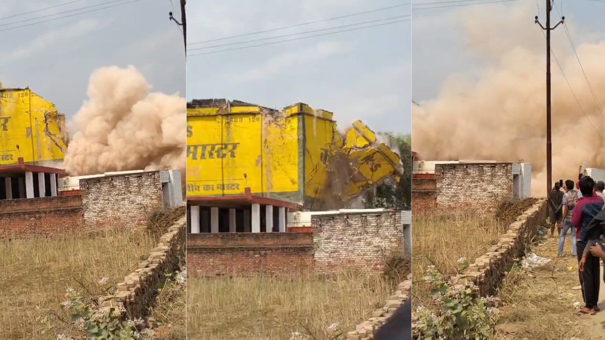 फाफामऊ कोल्ड स्टोरेज हादसे का VIDEO आया सामने, भराभराकर गिर गई छत; 5 मजदूरों की हुई थी मौत