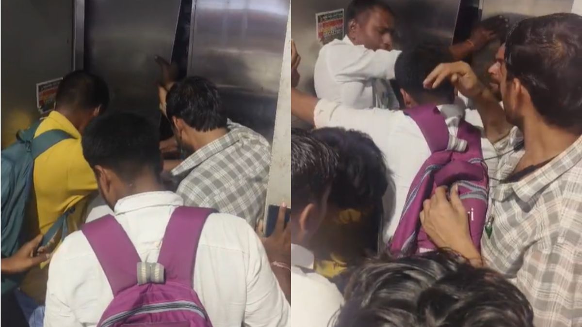 कानपुर सेंट्रल स्टेशन पर लिफ्ट में फंसे 18 यात्री, मचा हड़कंप, आरपीएफ और यात्रियों ने मिलकर तोड़ा दरवाजा