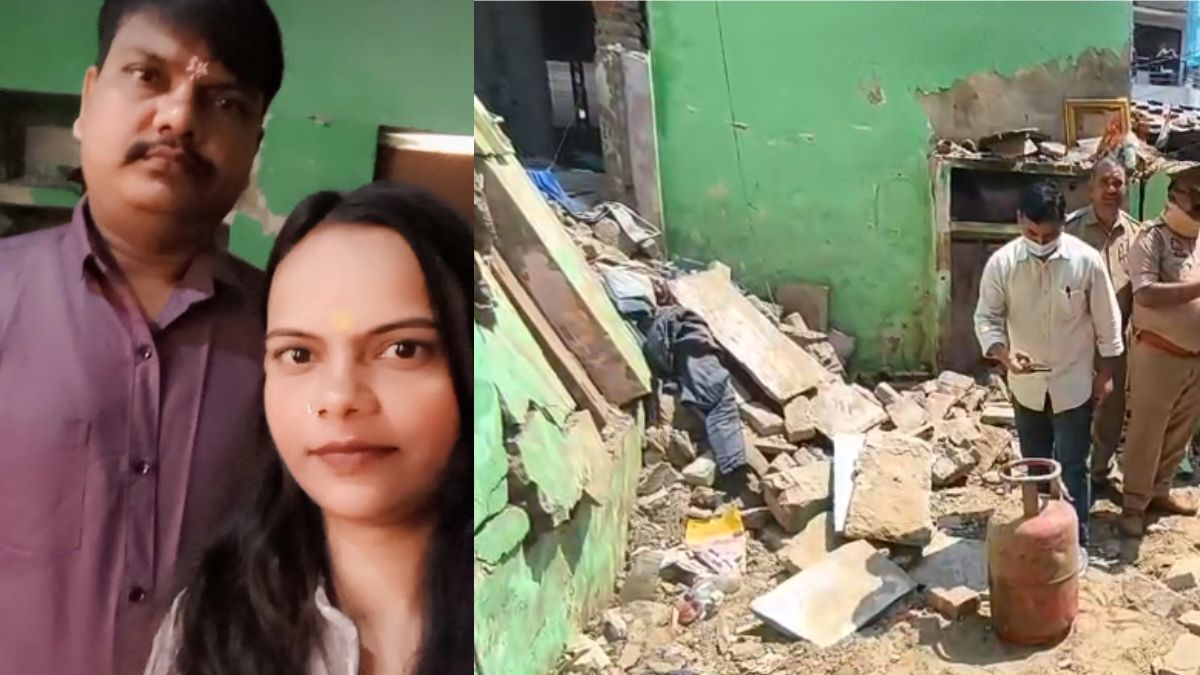 यूपी: वाराणसी में LPG रिसाव से धमाका, CCTV आया सामने, भाई-बहन की मौत, एक भाई और मां BHU ट्रामा सेंटर में भर्ती