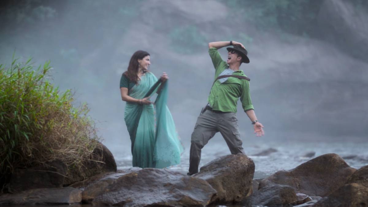 'भूत बंगला' के रोमांटिक गाने में दिख गया प्रियदर्शन का मैजिक, खूबसूरत वादियों में खोए अक्षय-वामिका