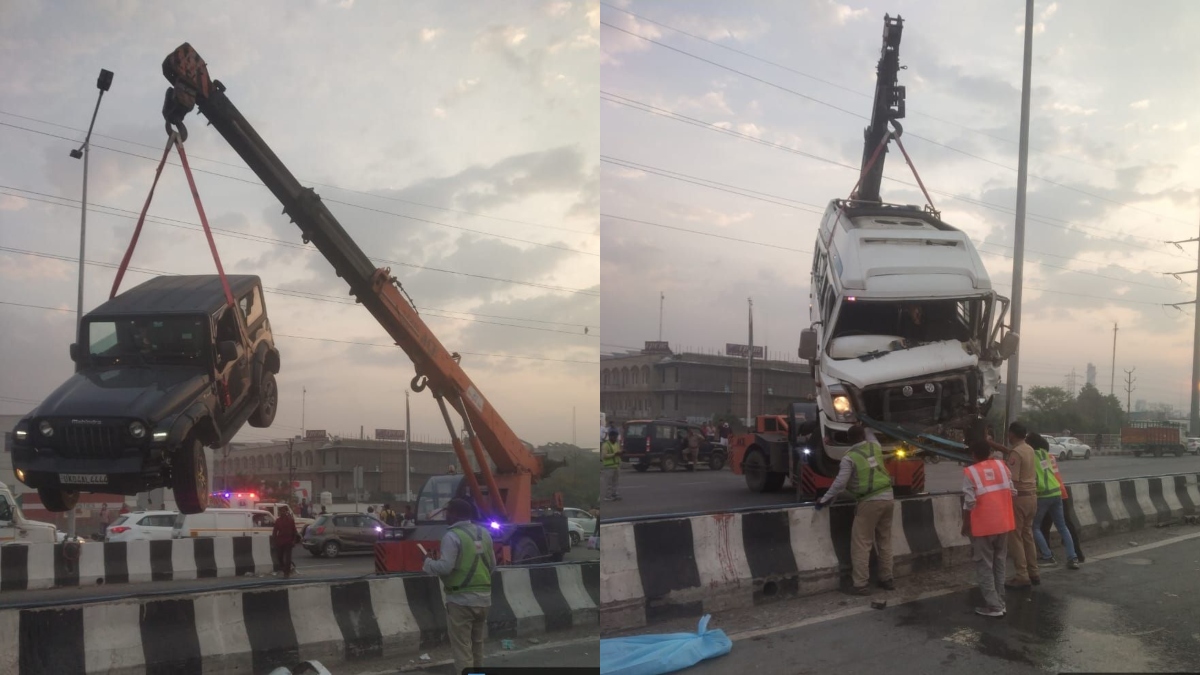 दिल्ली मेरठ एक्सप्रेसवे पर दर्दनाक हादसा, टेंपो ट्रेवलर ने तीन युवकों को रौंदा, तीनों की मौत