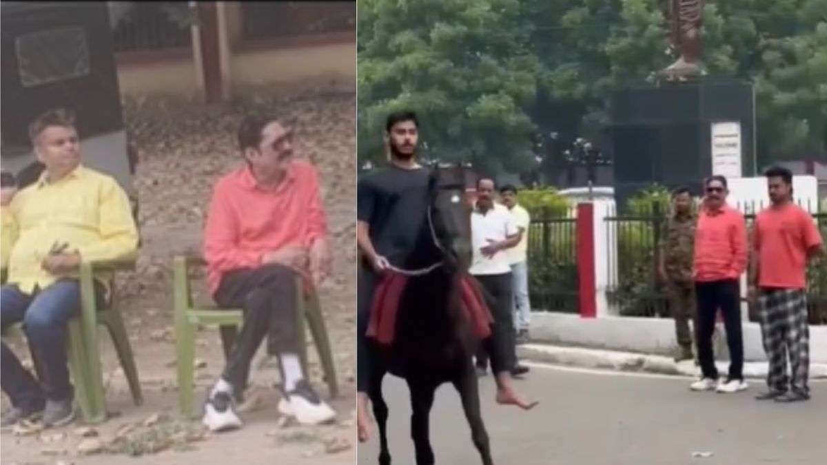 बिहार: बाहुबली विधायक अनंत सिंह अपने बेटे को दे रहे घुड़सवारी की ट्रेनिंग, सामने आया VIDEO