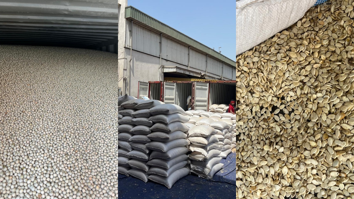 तरबूज के बीज और हरी मटर की तस्करी का भंडाफोड़, DRI ने जब्त किया 3,000 मीट्रिक टन माल; मास्टरमाइंड गिरफ्तार