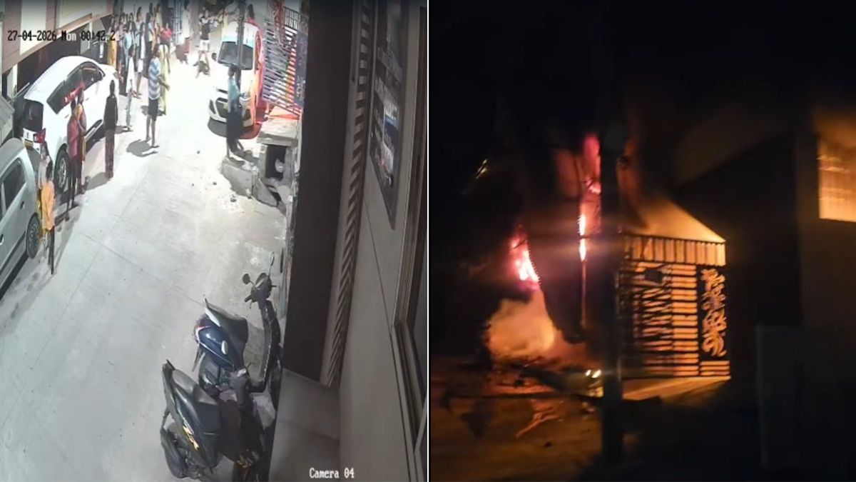 बेंगलुरु में रात 1 बजे पीजी में भड़की आग, 30 लड़कियों ने कूदकर बचाई जान; CCTV में कैद भयावह पल
