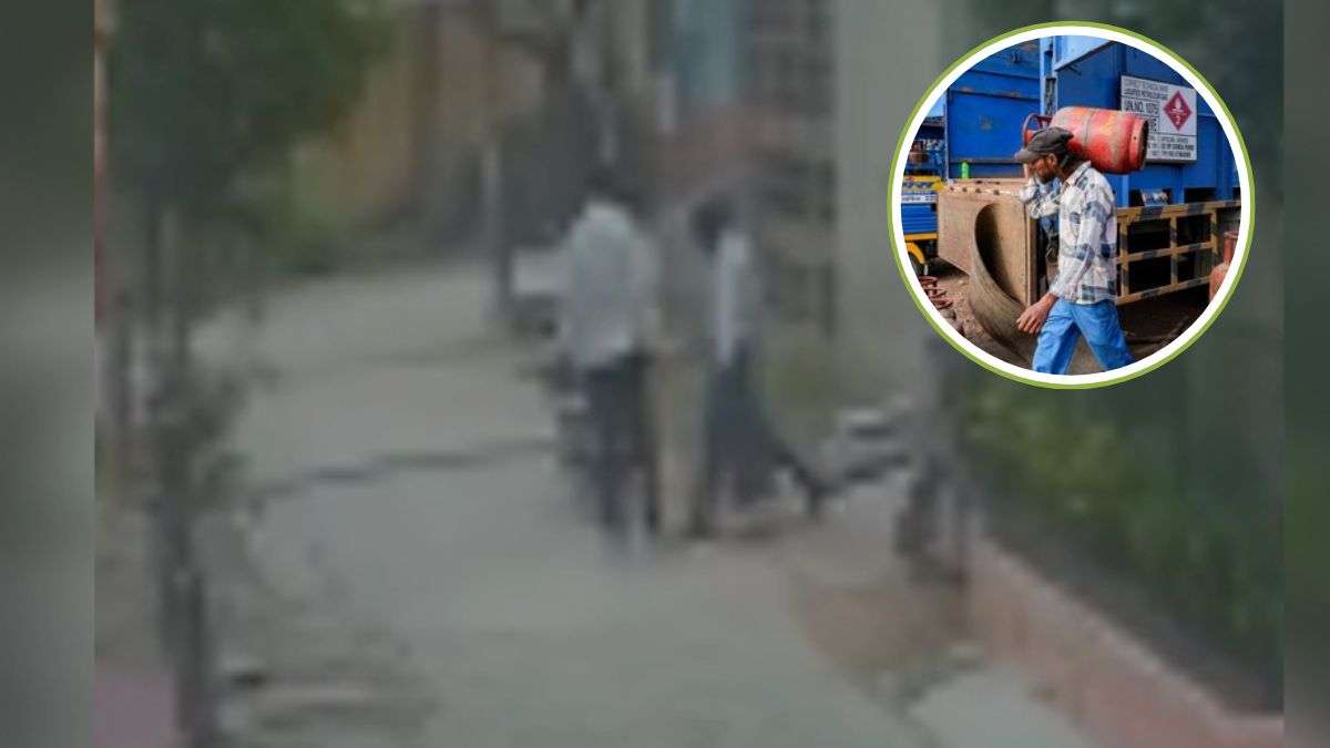 4 दिन लाइन में लग कर लिया सिलेंडर, 5वें दिन ‘गैस कर्मचारी’ बनकर आए चोर और उठा ले गए भरा सिलेंडर-VIDEO
