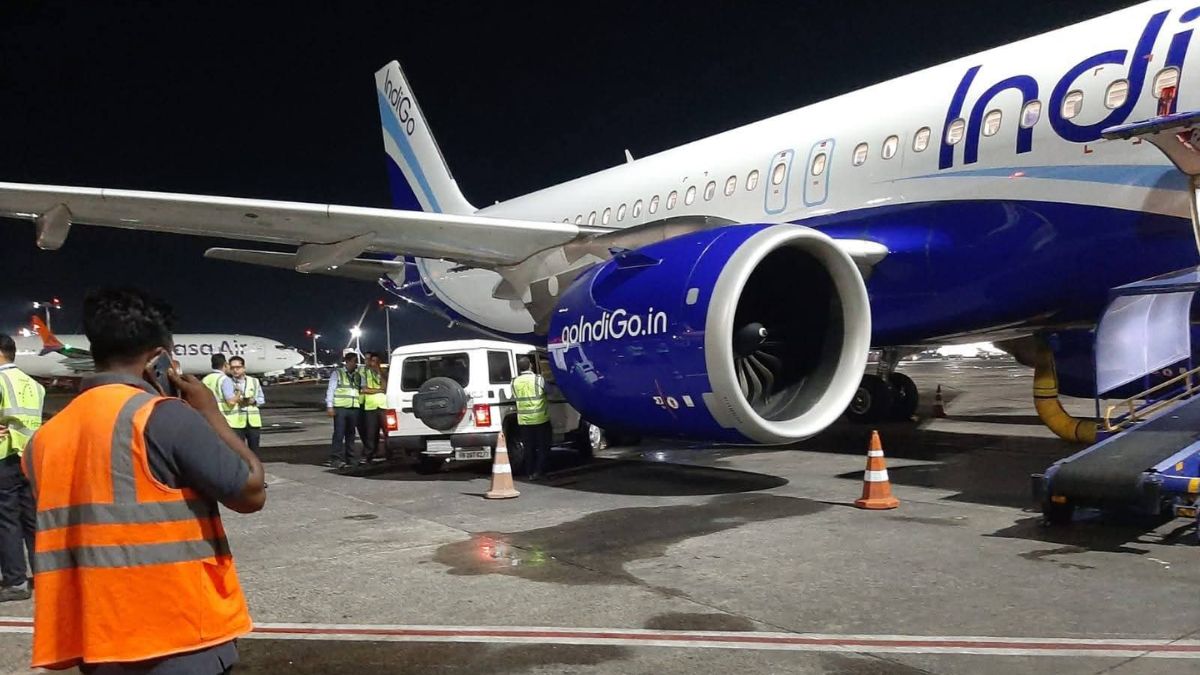 कैटरिंग वाहन ने IndiGo प्लेन के इंजन को मारी टक्कर, ड्राइवर की होगी मेडिकल जांच, देखें VIDEO