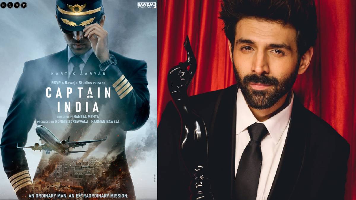 सिर पर टोपी और बदन पर यूनिफॉर्म, कार्तिक आर्यन की फिल्म कैप्टन इंडिया की रिलीज डेट घोषित, सामने आया लुक