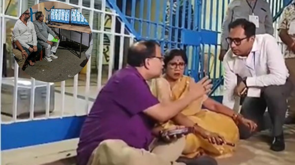 कोलकाता में EVM पर रार... स्ट्रॉन्ग रूम के बाहर TMC का धरना, BJP नेता भी पहुंचे; चुनाव आयोग ने आरोपों पर दिया जवाब