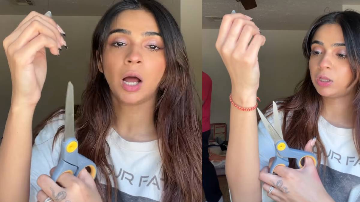 'मरूंगी नहीं', अपूर्वा मखीजा ने कैंची से काट डाला पंडित का बांधा कलावा, पीछे पड़े ट्रोल- कॉन्सर्ट धर्म से बड़ा है?