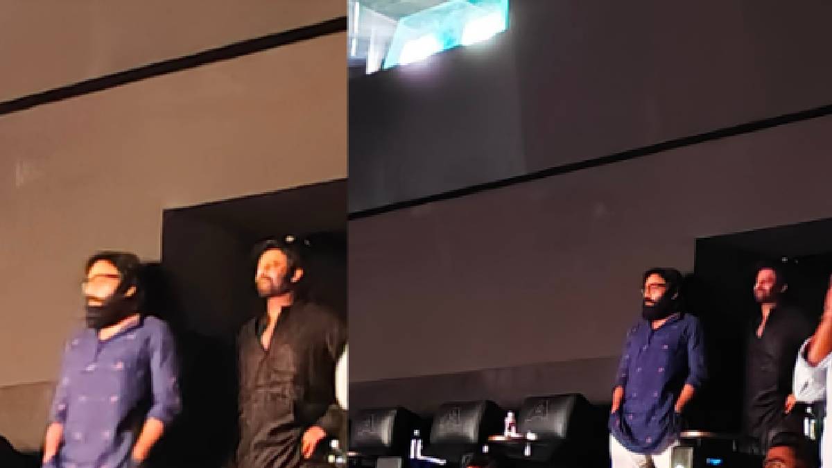 अपने डायरेक्टर संग धुरंधर 2 देखने पहुंचे प्रभास, संदीप रेड्डी वांगा ने भी उठाया लुत्फ, वायरल हो रही तस्वीरें