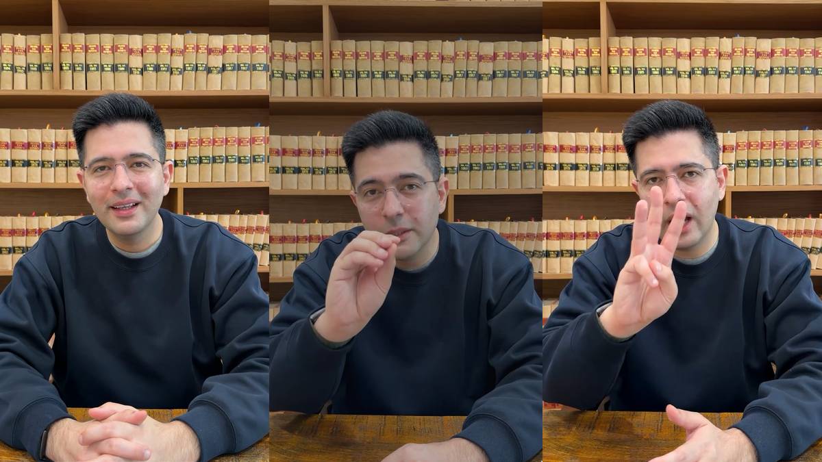 राघव चड्ढा ने आम आदमी पार्टी के आरोपों का दिया जवाब, वीडियो जारी कर पूछे 3 सवाल