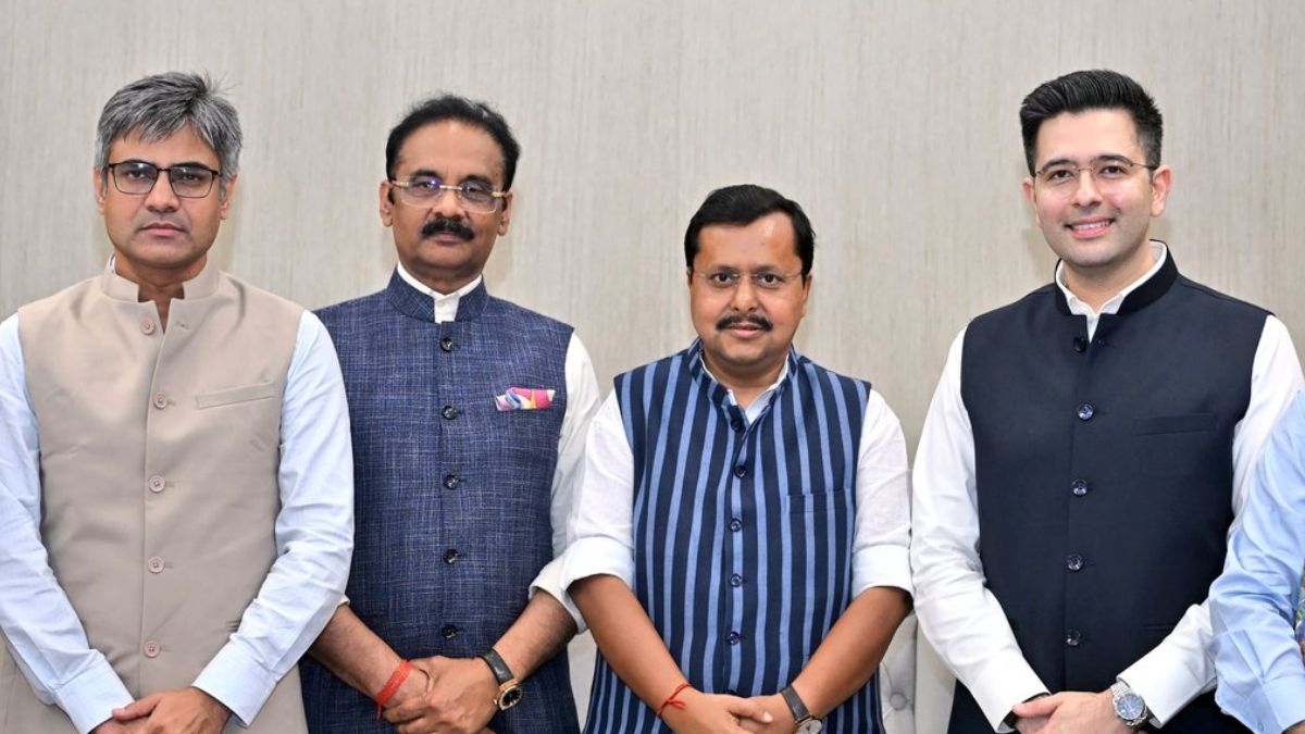 राघव चड्ढा, अशोक मित्तल और संदीप पाठक BJP में शामिल, AAP ने की राज्यसभा सदस्यता रद्द करने की मांग