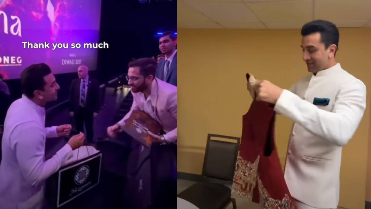 'रामायण' की रिलीज से पहले रणबीर कपूर को फैन से मिला खास तोहफा, राम मंदिर संग दिखी भगवान राम की झलक